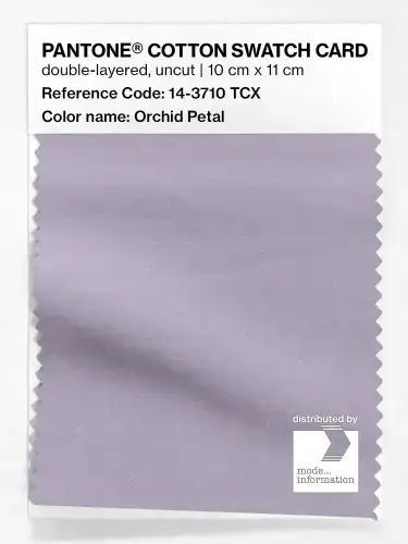 PANTONE® COTTON SWATCH CARD 14-3710 TCX Orchid Petal