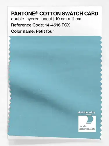 PANTONE® COTTON SWATCH CARD 14-4516 TCX Petit four