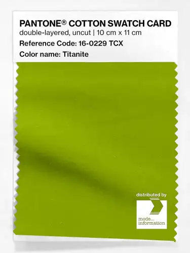 PANTONE® COTTON SWATCH CARD 16-0229 TCX Titanite