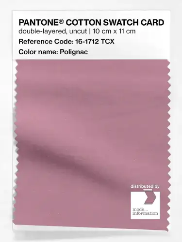 PANTONE® COTTON SWATCH CARD 16-1712 TCX Polignac