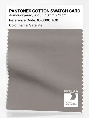 PANTONE® COTTON SWATCH CARD 16-3800 TCX Satellite
