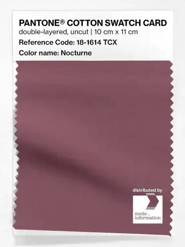 PANTONE® COTTON SWATCH CARD 18-1614 TCX Nocturne