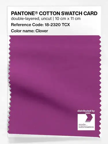 PANTONE® COTTON SWATCH CARD 18-2320 TCX Clover