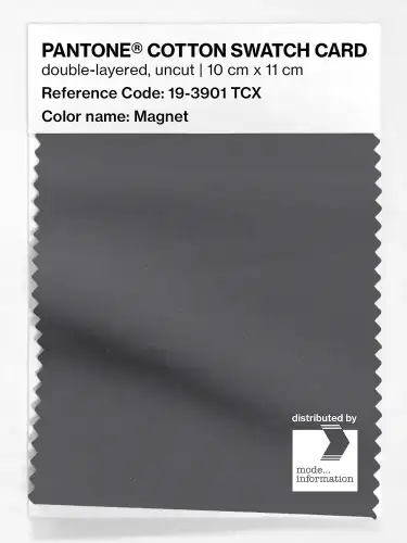 PANTONE® COTTON SWATCH CARD 19-3901 TCX Magnet