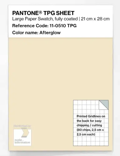 PANTONE® TPG SHEET 11-0510 TPG Afterglow