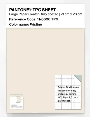PANTONE® TPG SHEET 11-0606 TPG Pristine