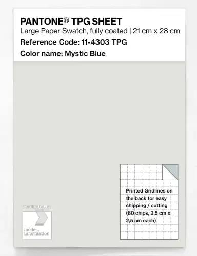 PANTONE® TPG SHEET 11-4303 TPG Mystic Blue