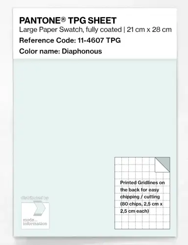 PANTONE® TPG SHEET 11-4607 TPG Diaphonous