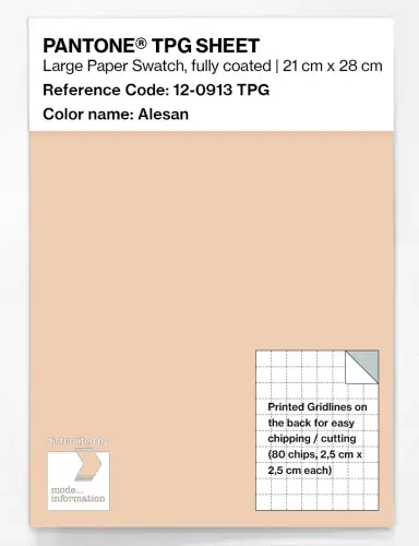 PANTONE® TPG SHEET 12-0913 TPG Alesan