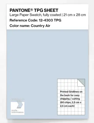 PANTONE® TPG SHEET 12-4303 TPG Country Air