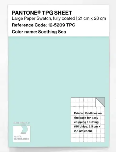 PANTONE® TPG SHEET 12-5209 TPG Soothing Sea