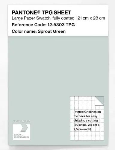 PANTONE® TPG SHEET 12-5303 TPG Sprout Green