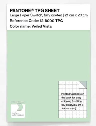 PANTONE® TPG SHEET 12-6000 TPG Veiled Vista