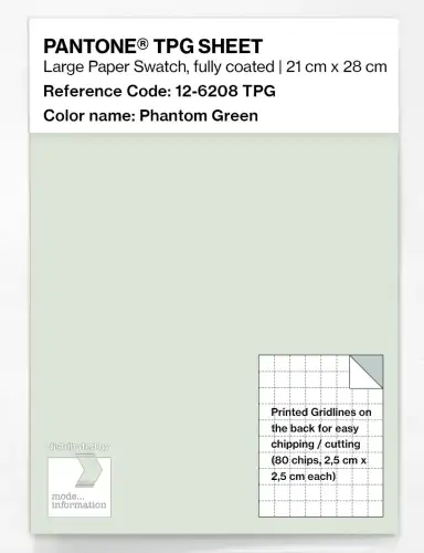 PANTONE® TPG SHEET 12-6208 TPG Phantom Green