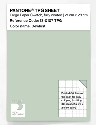PANTONE® TPG SHEET 13-0107 TPG Dewkist