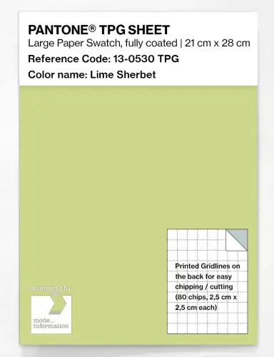 PANTONE® TPG SHEET 13-0530 TPG Lime Sherbet