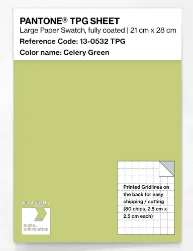PANTONE® TPG SHEET 13-0532 TPG Celery Green