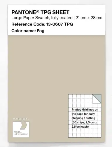 PANTONE® TPG SHEET 13-0607 TPG Fog