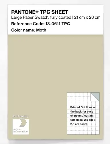 PANTONE® TPG SHEET 13-0611 TPG Moth