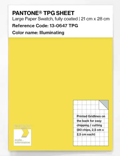 PANTONE® TPG SHEET 13-0647 TPG Illuminating