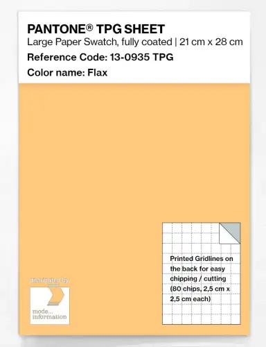 PANTONE® TPG SHEET 13-0935 TPG Flax