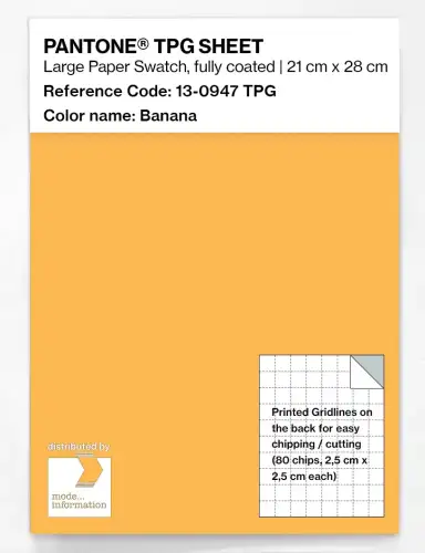 PANTONE® TPG SHEET 13-0947 TPG Banana