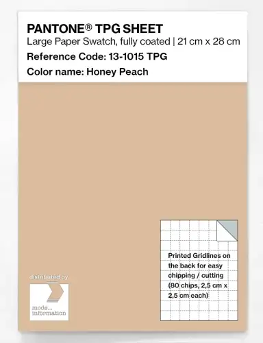 PANTONE® TPG SHEET 13-1015 TPG Honey Peach