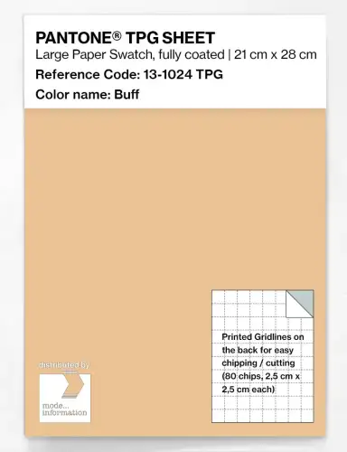 PANTONE® TPG SHEET 13-1024 TPG Buff