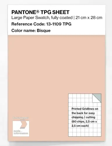 PANTONE® TPG SHEET 13-1109 TPG Bisque