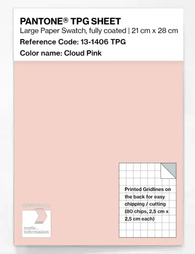 PANTONE® TPG SHEET 13-1406 TPG Cloud Pink
