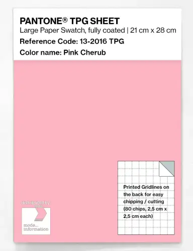 PANTONE® TPG SHEET 13-2016 TPG Pink Cherub