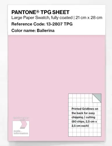 PANTONE® TPG SHEET 13-2807 TPG Ballerina