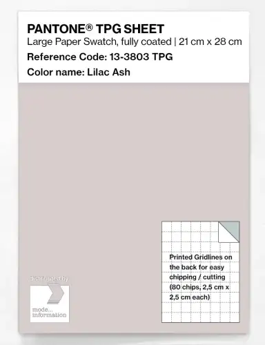 PANTONE® TPG SHEET 13-3803 TPG Lilac Ash