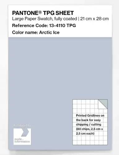 PANTONE® TPG SHEET 13-4110 TPG Arctic Ice