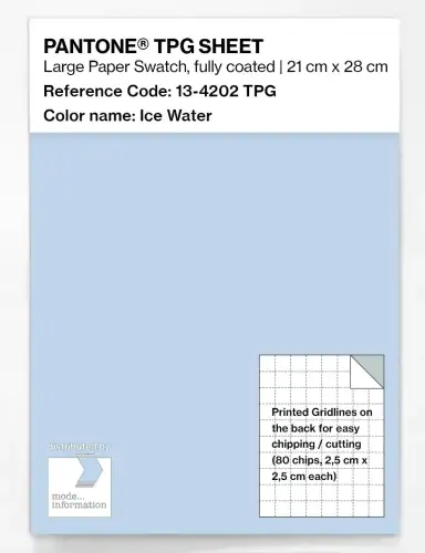 PANTONE® TPG SHEET 13-4202 TPG Ice Water