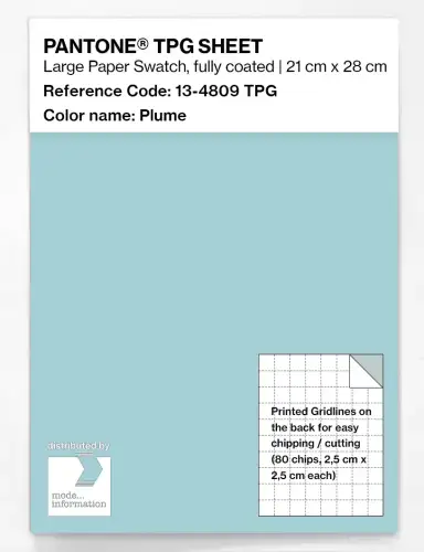 PANTONE® TPG SHEET 13-4809 TPG Plume