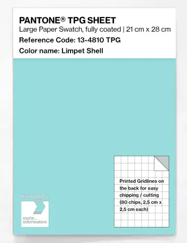 PANTONE® TPG SHEET 13-4810 TPG Limpet Shell