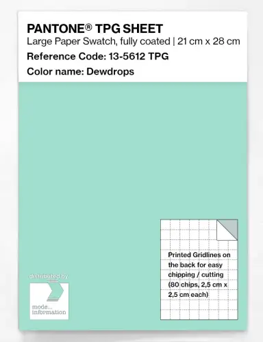 Artikelbild des Artikels “PANTONE® TPG SHEET 13-5612 TPG Dewdrops “