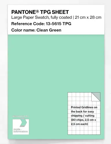 Artikelbild des Artikels “PANTONE® TPG SHEET 13-5615 TPG Clean Green “