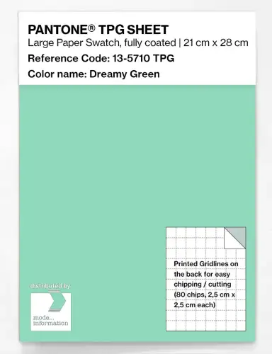Artikelbild des Artikels “PANTONE® TPG SHEET 13-5710 TPG Dreamy Green “