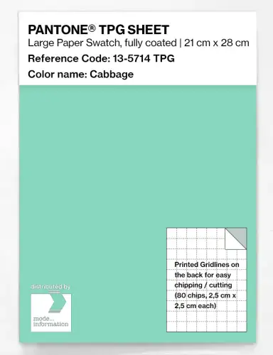 PANTONE® TPG SHEET 13-5714 TPG Cabbage