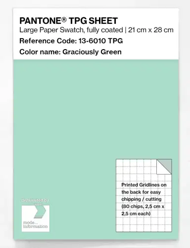 Artikelbild des Artikels “PANTONE® TPG SHEET 13-6010 TPG Graciously Green “