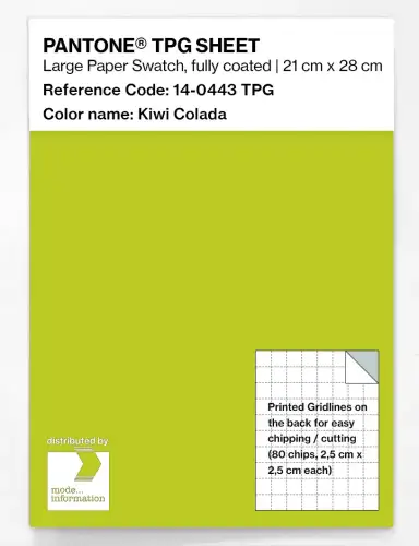 PANTONE® TPG SHEET 14-0443 TPG Kiwi Colada