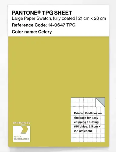 PANTONE® TPG SHEET 14-0647 TPG Celery
