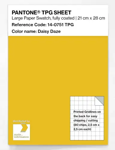 PANTONE® TPG SHEET 14-0751 TPG Daisy Daze
