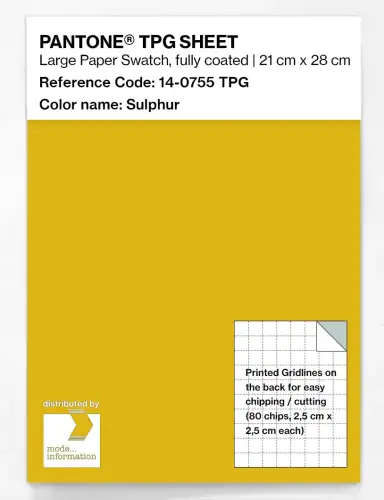 PANTONE® TPG SHEET 14-0755 TPG Sulphur