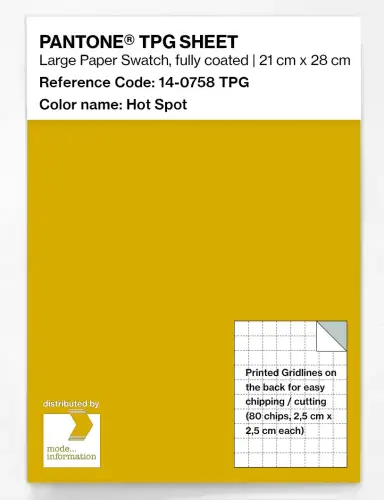 PANTONE® TPG SHEET 14-0758 TPG Hot Spot