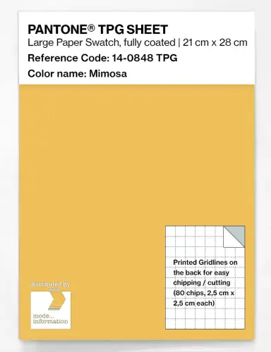 PANTONE® TPG SHEET 14-0848 TPG Mimosa