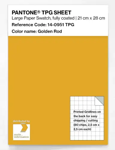 PANTONE® TPG SHEET 14-0951 TPG Golden Rod