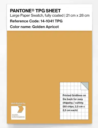 PANTONE® TPG SHEET 14-1041 TPG Golden Apricot
